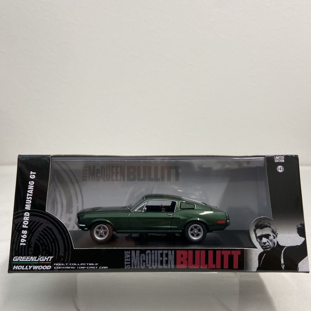 0 Mustang Ford Movie Gt green GREENLIGHT 1/43 BULLITT FORD MUSTANG