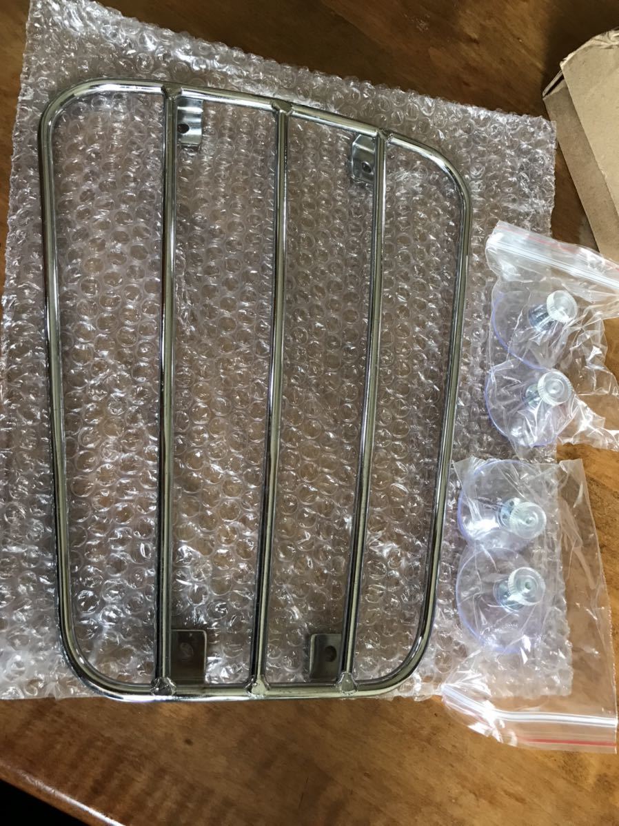 海外製 スチール製 パーセルグリッド タンクキャリア 英車 旧車