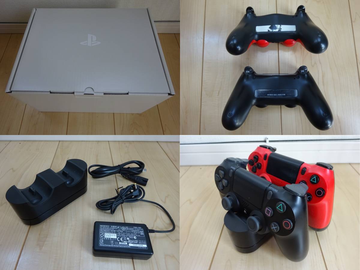 後期型PSVRや別途デュアルショックなどセット！】PS4 Pro（CUH-7100B 