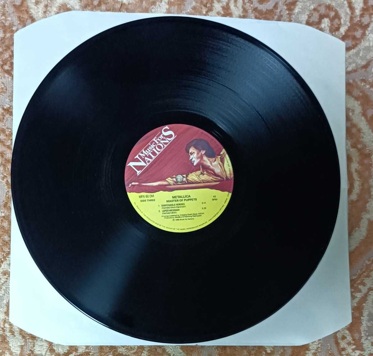 Master Of - Puppets Metallica LP OF メタリカ PUPPETS MASTER LP 