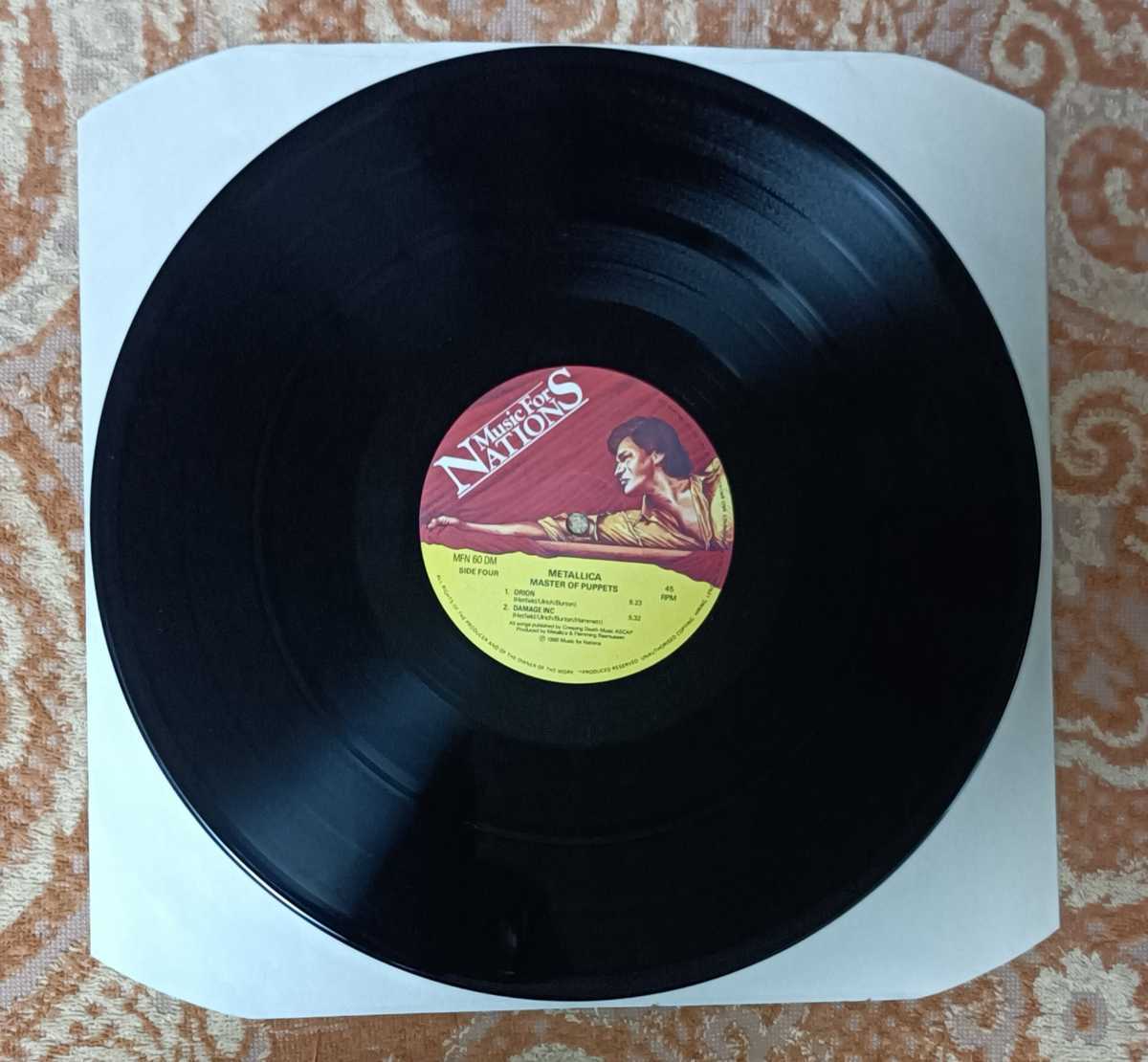 Master Of - Puppets Metallica LP OF メタリカ PUPPETS MASTER LP 