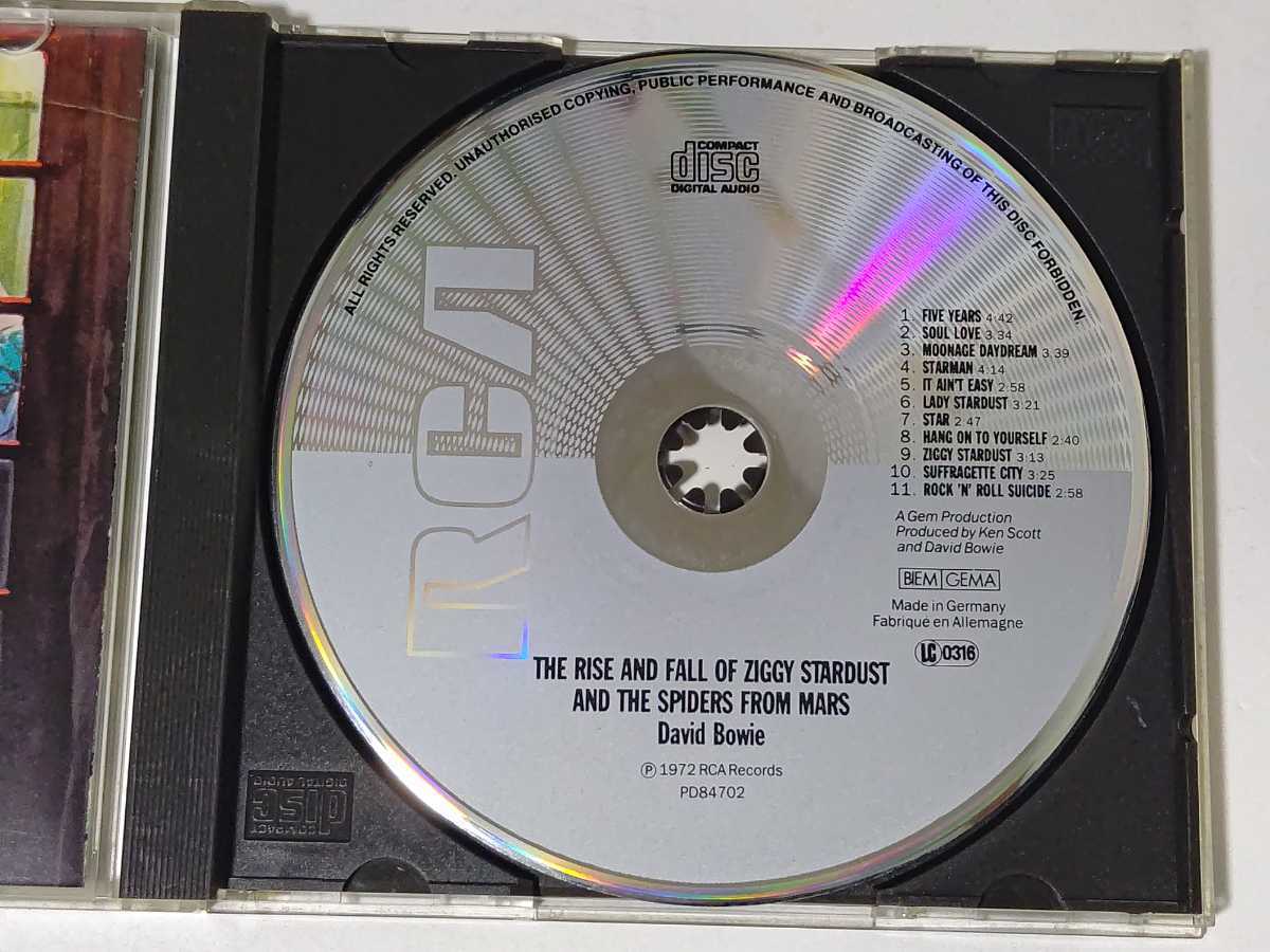 DAVID BOWIE デヴィッド・ボウイ 西ドイツ盤 Ziggy ZIGGY STARDUST