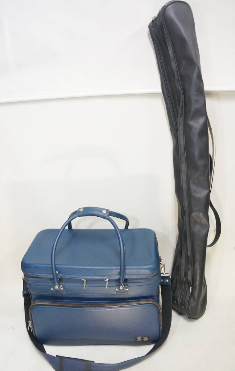 ♪写楽☆へらバッグ37L＋ササキ ロッドケース スポーツ、レジャー