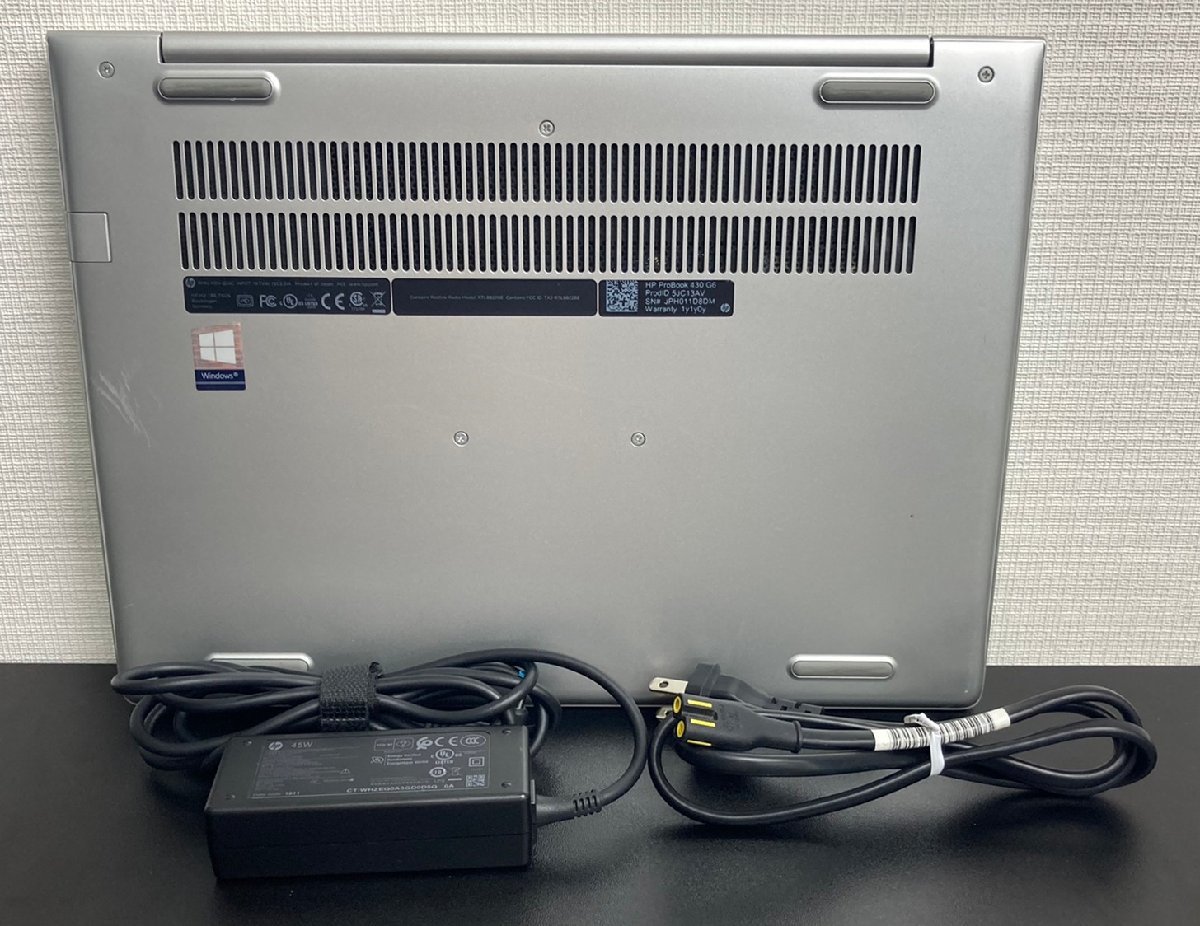 1円～ ●HP PROBOOK 430 G6 / Core i3 8145U 2.10GHz / メモリ 8GB / SSD 128GB / 13.3インチ / Windows10 Pro 64bit_8