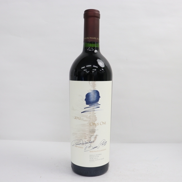 OPUS ONE（オーパスワン）2012 14.5％ 750ml ※ラベル汚れ有り