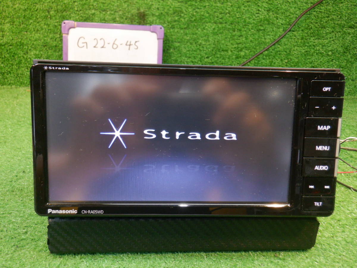 Panasonic Strada CN-RA05WD カーナビ 地図データ2018年(メモリーナビ