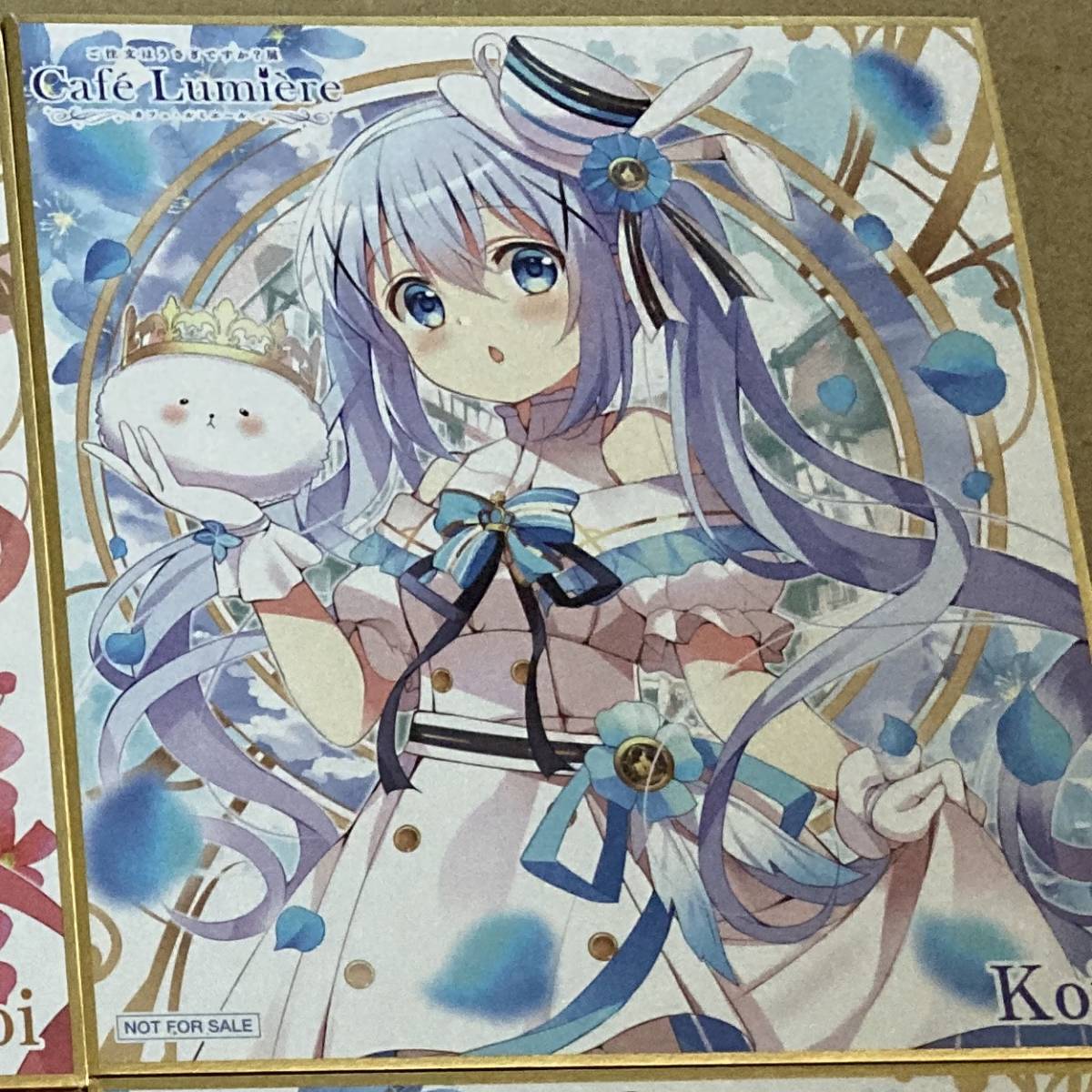 ごちうさ展 ご注文はうさぎですか？展 チノ 入場者特典 色紙 : 入場
