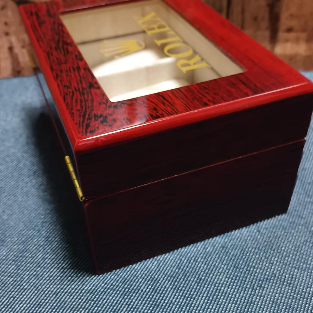 ☆ロレックス ROLEX 腕時計ディスプレイケース 3本収納 ☆ロゴ