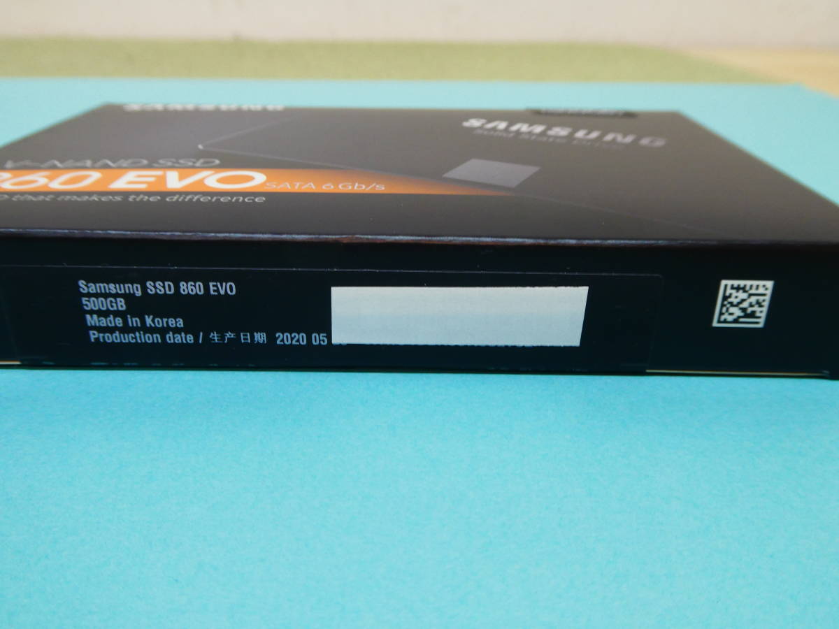 163-J43) 未開封品 SAMSUNG サムスン V-NAND SSD 860 EVO 500GB MZ