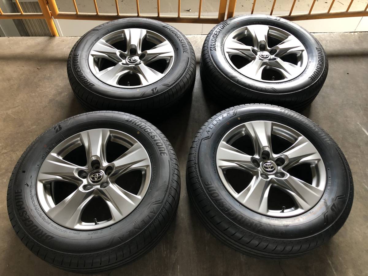 新車外し 保管品 RAV4純正 17インチホイール・タイヤ 4本セット 114.3 