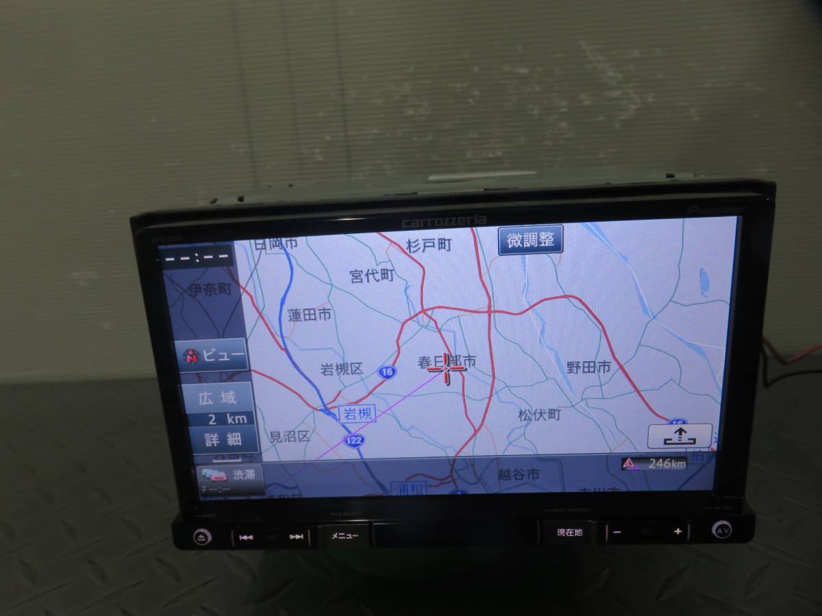 美品 カロッツェリア Bluetooth 地デジフルセグ ナビ 動作確認済