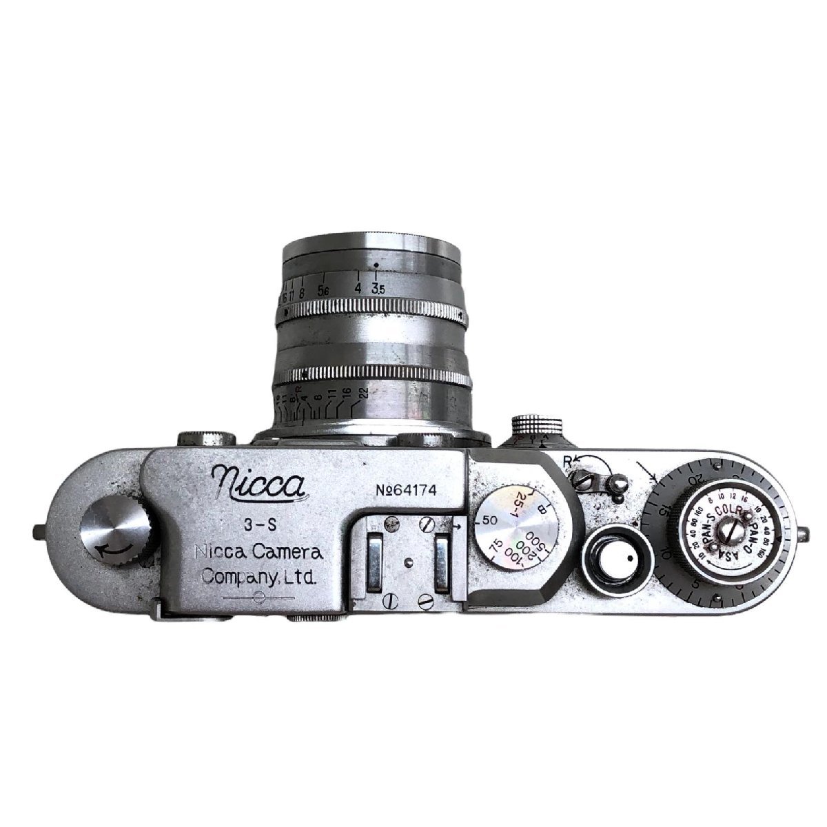 Nicca ニッカ 3-F F2 5cm NICCA NIKKOR-H.C 50mm + 3F 3-S フィルムカメラ