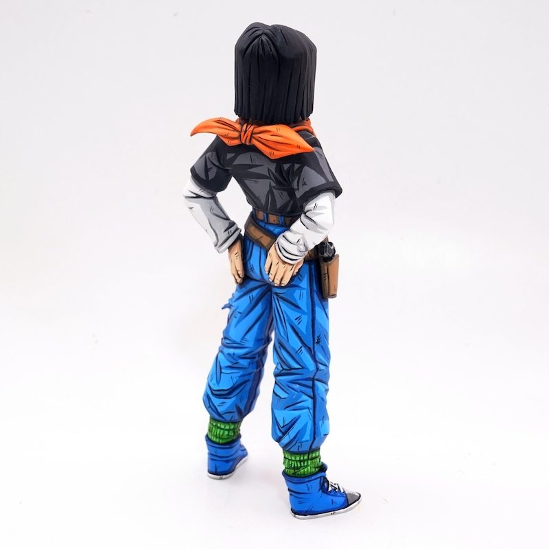 ドラゴンボール 人造人間17号 フィギュア フルリペイント 2D 二次元