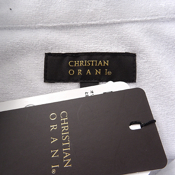 新品 クリスチャンオラーニ 吸水速乾 Drymix カッタウェイ パイル ポロシャツ LL 白 【I45220】 CHRISTIAN ORANI 春夏 メンズ 盛夏 半袖 christian ORANI オラーニの通販 ロング オーガニックコットン チャームナップ軽度