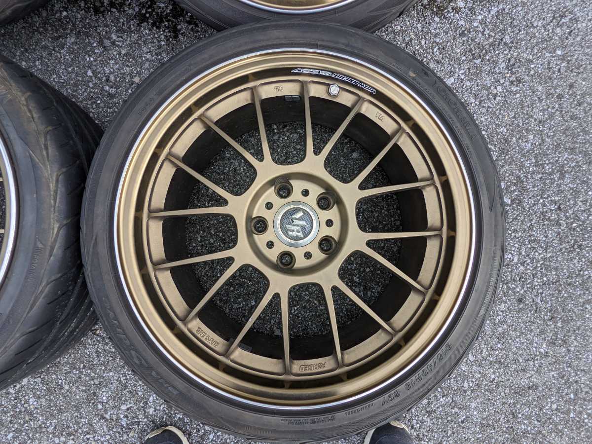 絶版】RAYS volkracing SE37 18×7.5J+30 5H-114.3 鍛造 軽量ホイール 
