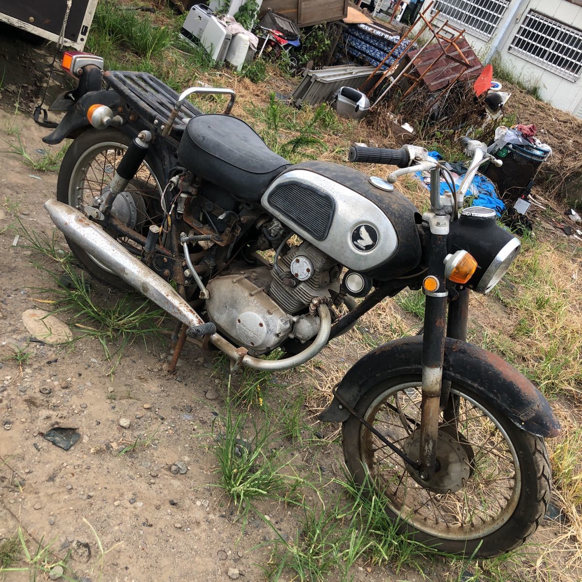 ホンダ CD 125K未整備未確認レストアベース前橋市から(51cc-125cc