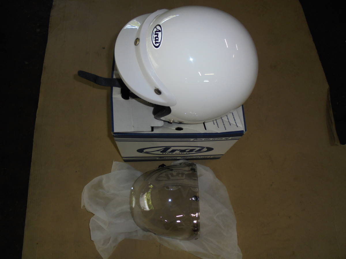 アライジェット型ヘルメット（サイズ57～58）新古品シールド付き