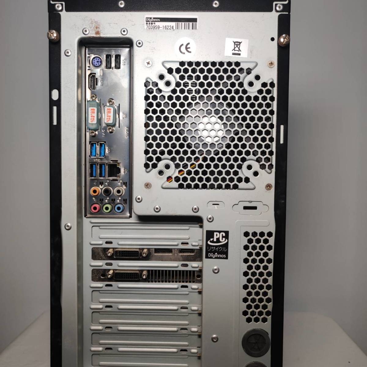保証付 ゲーミングPC/CORE i7 4770/GTX760/Microsoft Office2021/16GB 