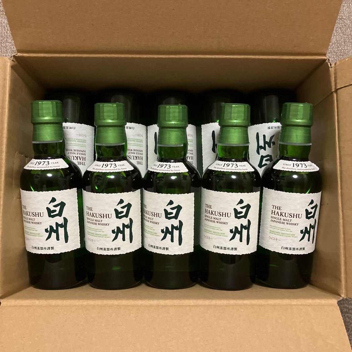 レア 限定】サントリー白州 シングルモルトウイスキー180ml＊10本