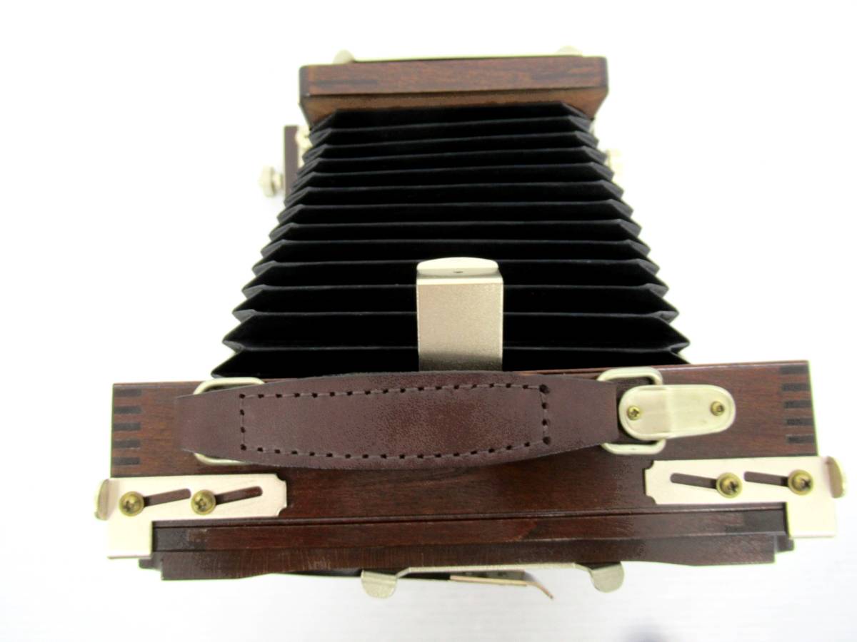 メ】長岡製作所 NAGAOKA SEISAKUSHO 4×5 暗箱 暗幕 木製