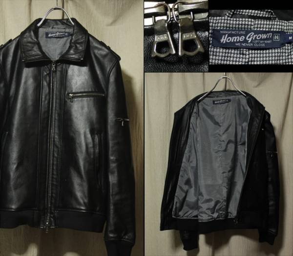 HOMEGROWNラムレザーラーダースJK/M☆sisiiビームエスSHIPS/A-2(M 