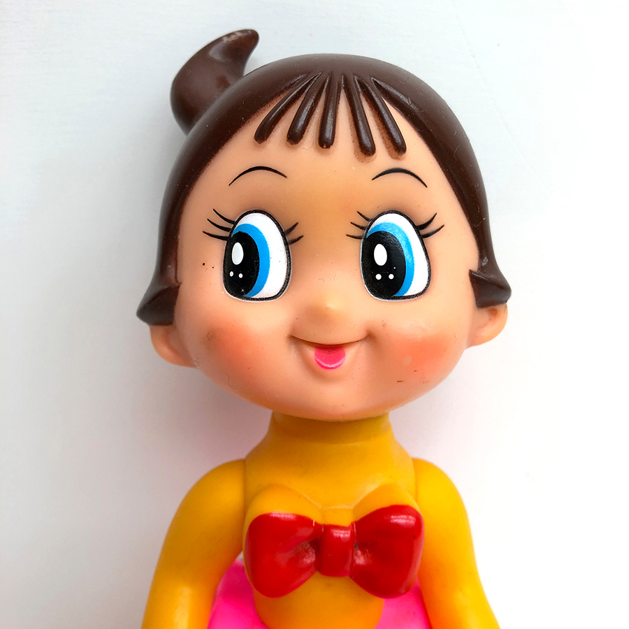 昭和レトロ ふしぎなメルモ メルモちゃん ソフビ 中嶋製作所 手塚治虫 