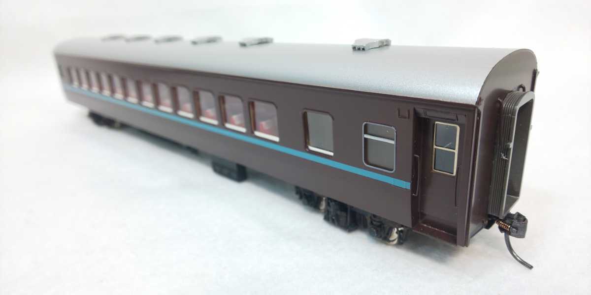 FUJIMODEL HOゲージ ナロハネ10 1等・2等非冷房 ぶどう2号 ナロ10 非冷房車 ぶどう2号 青帯 新品塗装済キット組立品 フジ