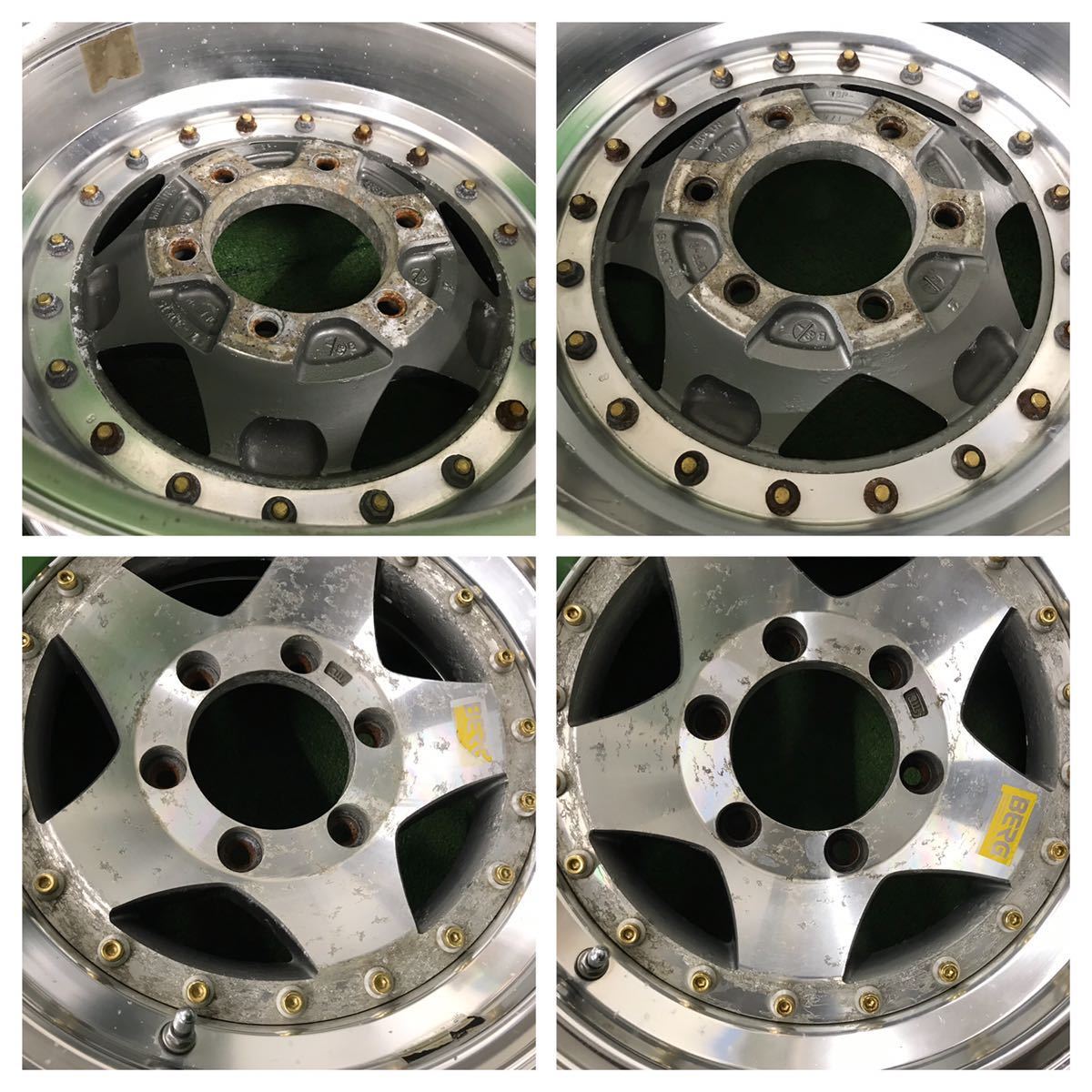 ☆BERG ベルグ BRIDGESTONE BS製 深リム 15インチ 15×7J —14 139.7/6H 