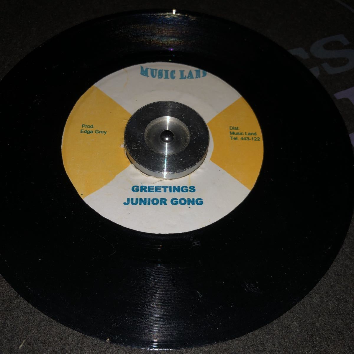 レゲエ reggae 7インチ - Junior Gong &amp;amp; Half Pint Greetings