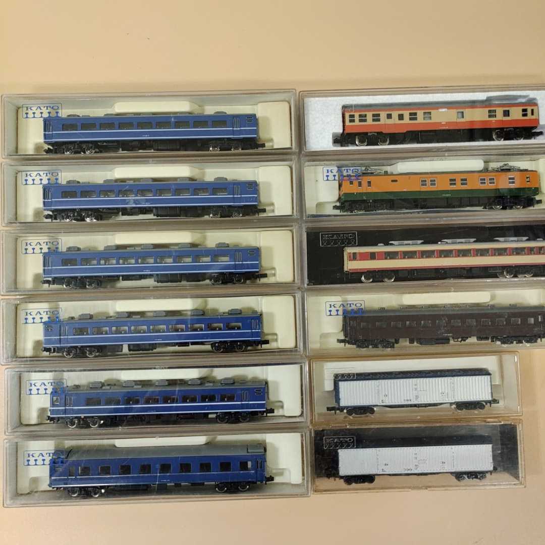 まとめて！ Nゲージ KATO 12両セット 鉄道模型 ＜客車10＋貨車2＞ KATO 12