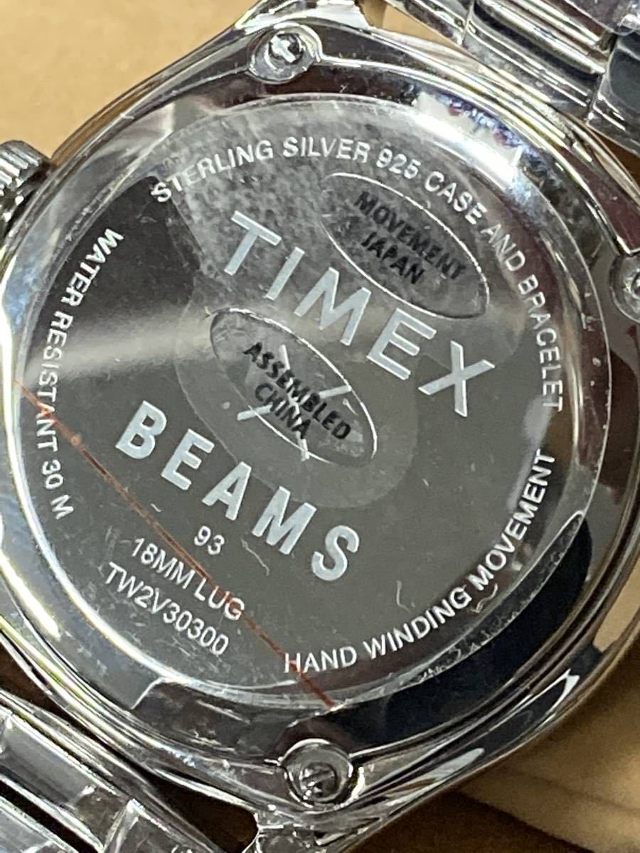 TIMEX×BEAMS/別注 CAMPER Silver 925 3針 ウォッチ ★限定50本★　タイメックス　ビームス　コラボ_3
