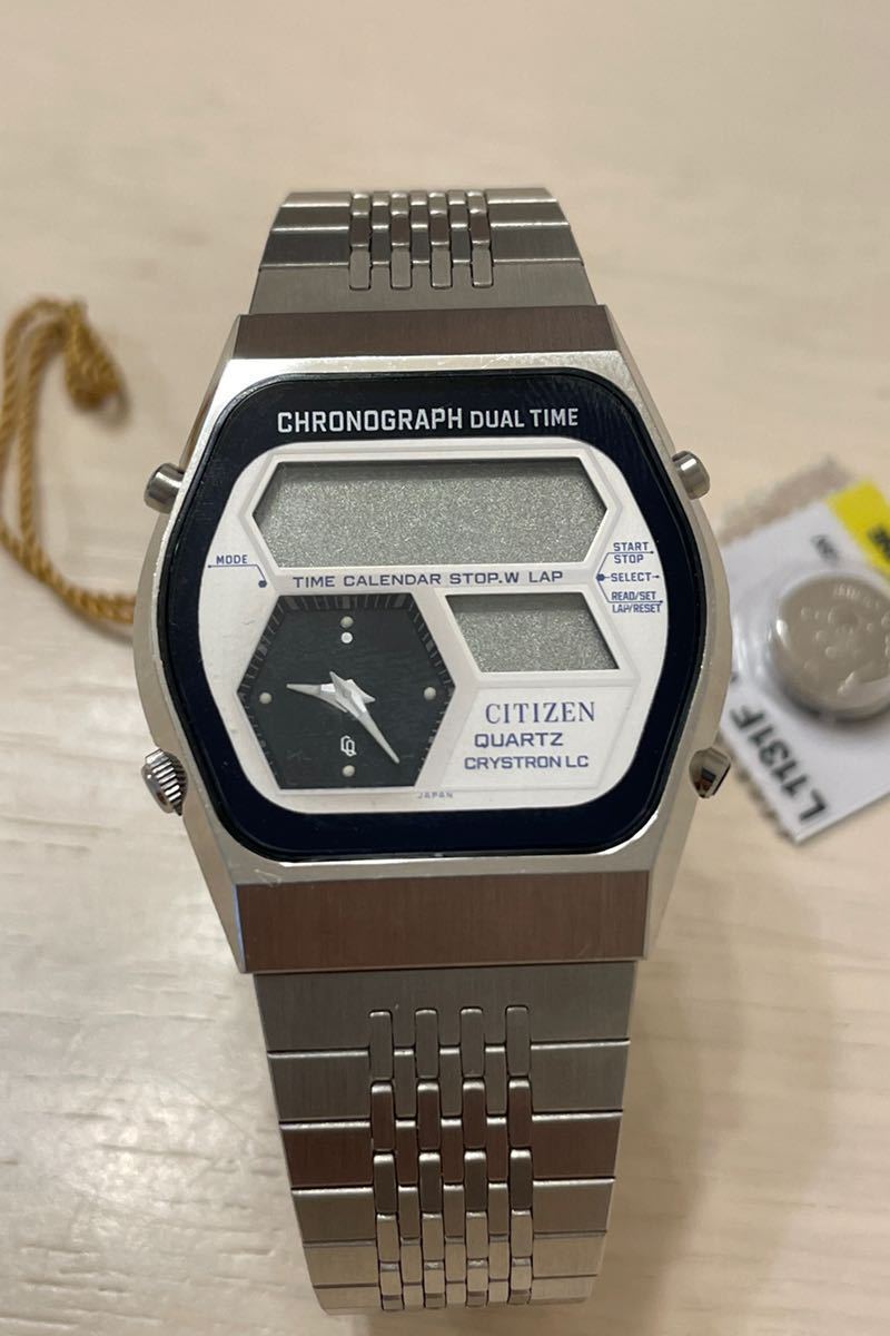 CITIZEN デジアナ 初代 激レア デッドストック タグ付き 電池新品付き 