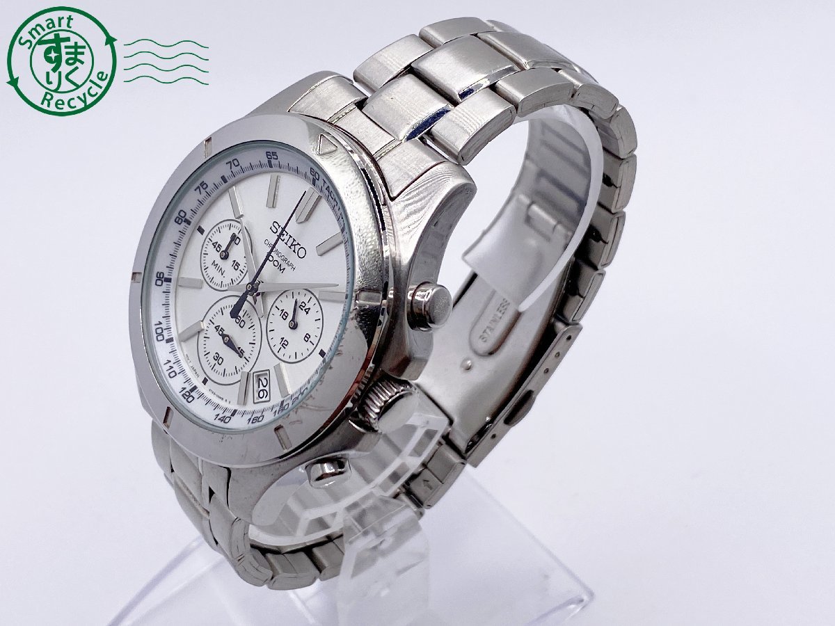 0860533 ▽ SEIKO セイコー 6T63-00G0 メンズ 腕時計 SS QZ クォーツ 