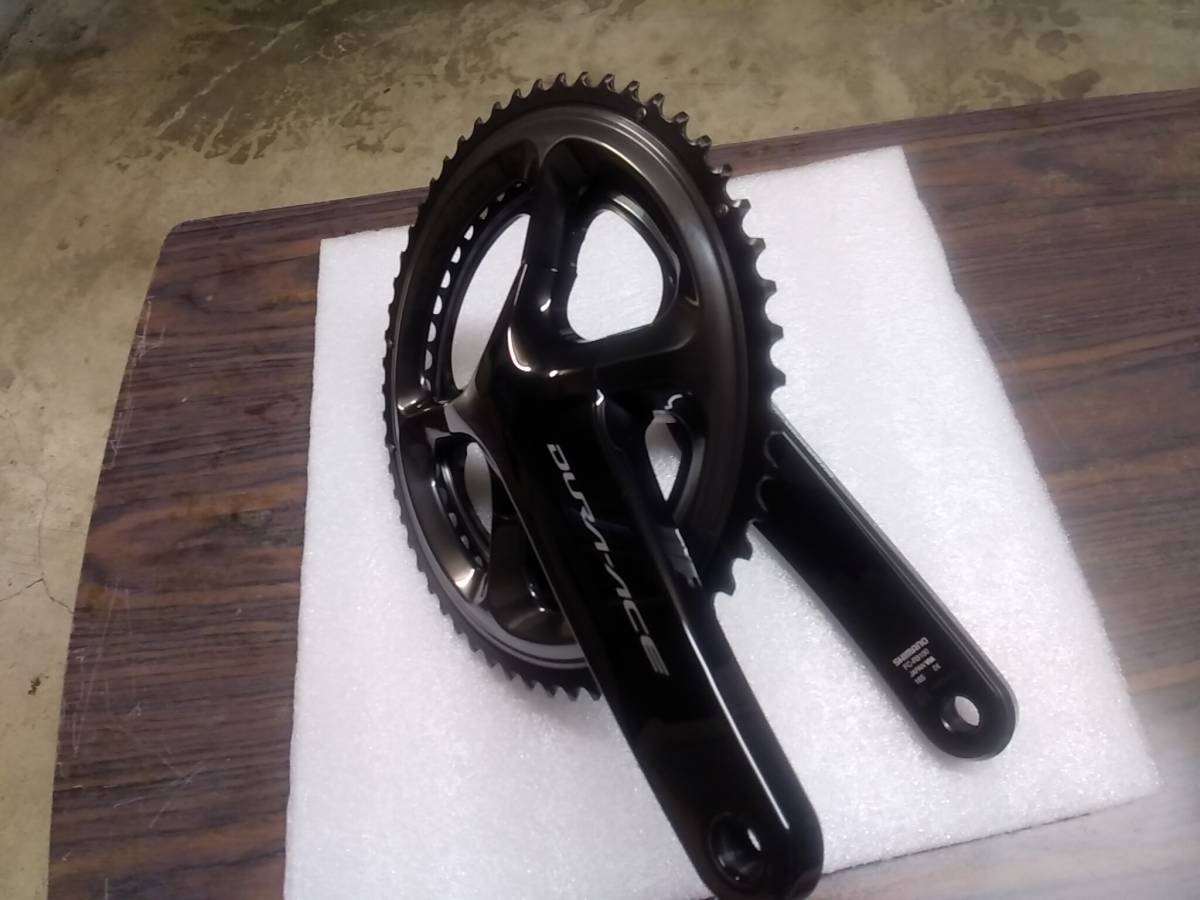 美品!　希少！　走行10km程度のみ 平地最強　DURA-ACE　FC-R9100　55-42T、165mm　シマノ デュラエース 　