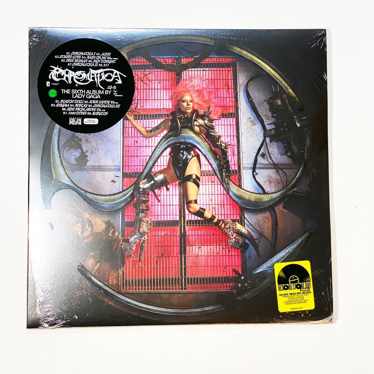 Lady - Gaga Vinyl Chromatica Yellow YELLOW LADY GAGA RSD VINYL LP