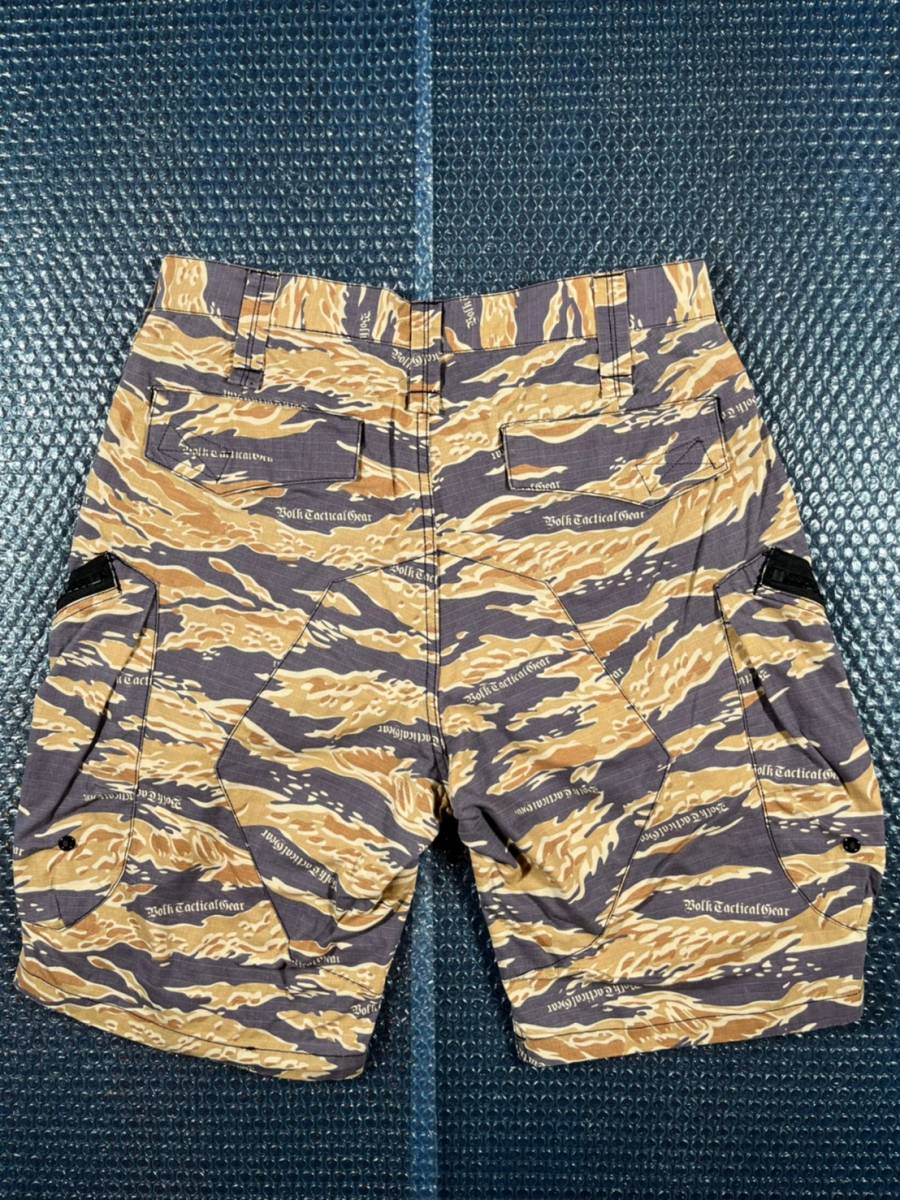 ■新古品 正規品 廃盤■Volk Tactical gear ヴォルク VTG ショートパンツ タクティカルパンツ ハーフパンツ タイガー 迷彩/装備/サバゲー