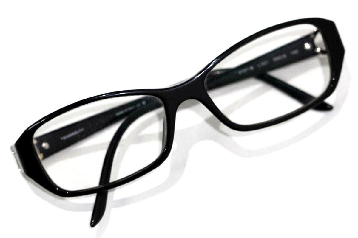 ココマーク シャネル 眼鏡 ブラック シルバー金具 3107-B ウェリントン 52□15 773 シャネル ココマーク CHANEL 60□17 リボン リムレスサングラス