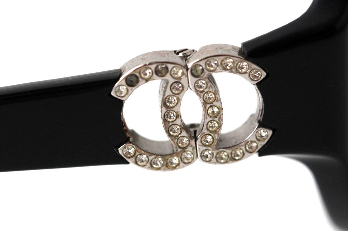 ココマーク シャネル 眼鏡 ブラック シルバー金具 3107-B ウェリントン 52□15 773 シャネル ココマーク CHANEL 60□17 リボン リムレスサングラス