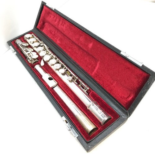 ♪YAMAHA ヤマハ フルート YFL-451 本体+ケース 中古 音 未チェック 木