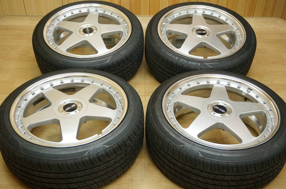 H847【希少】エイムゲイン GVS PCD120 9J+35 BMW レクサス 