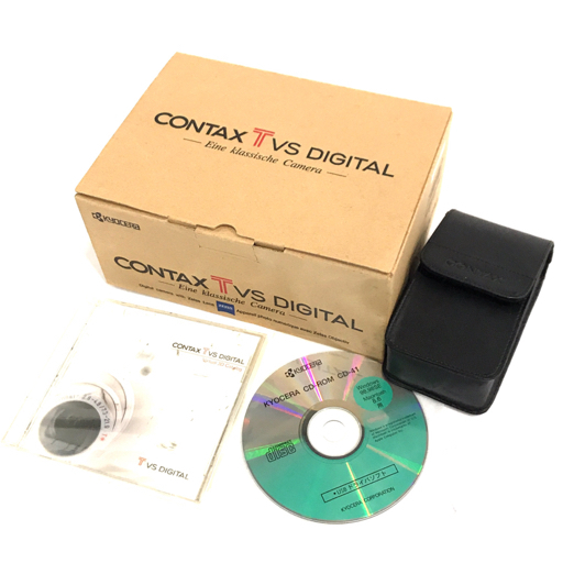 Contax TVS Digital ZIESS Black Titanium Compact Digital Camera w