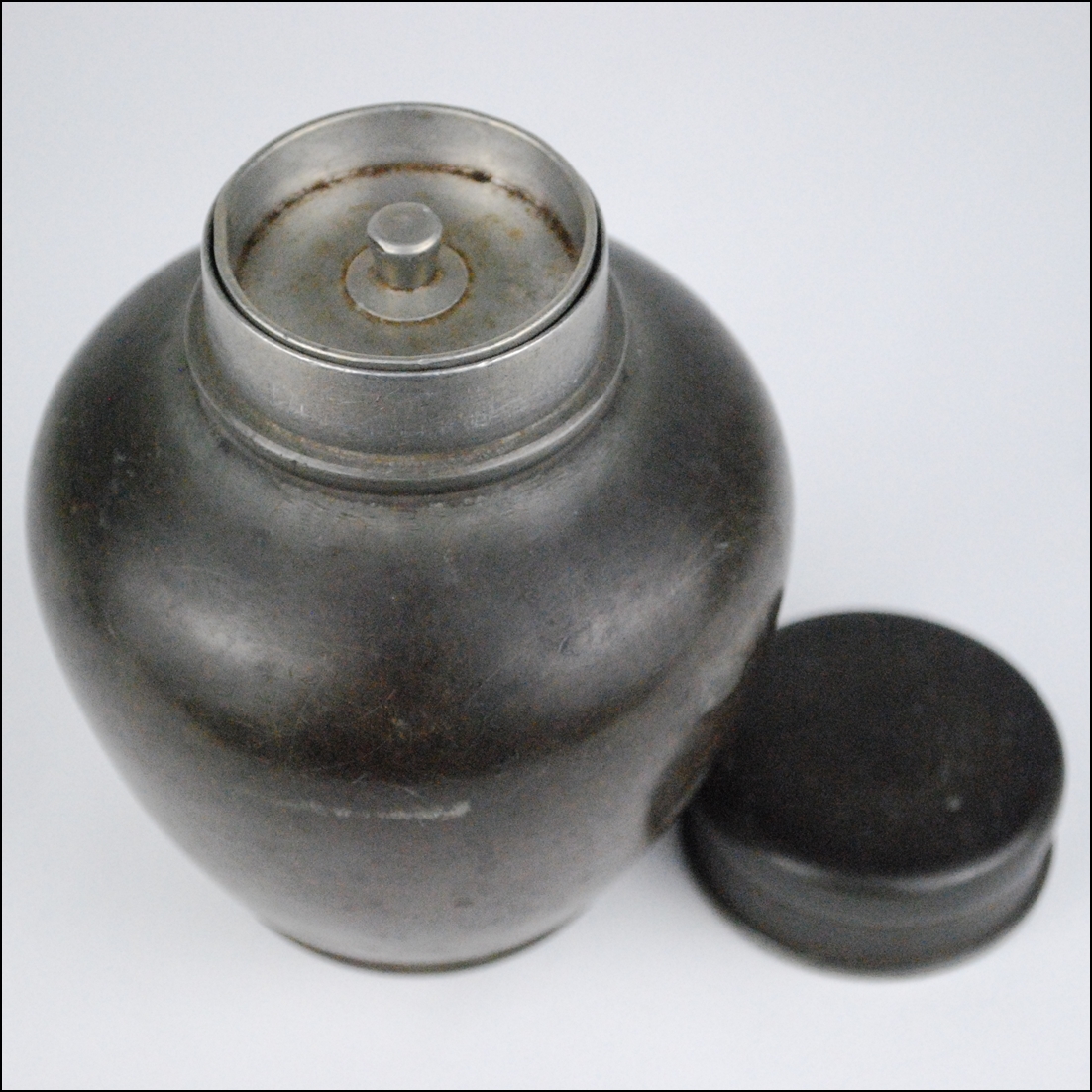 煎茶道具 中国古玩 茶道具 唐物 茶壷 唐物煎茶道具錫器茶器
