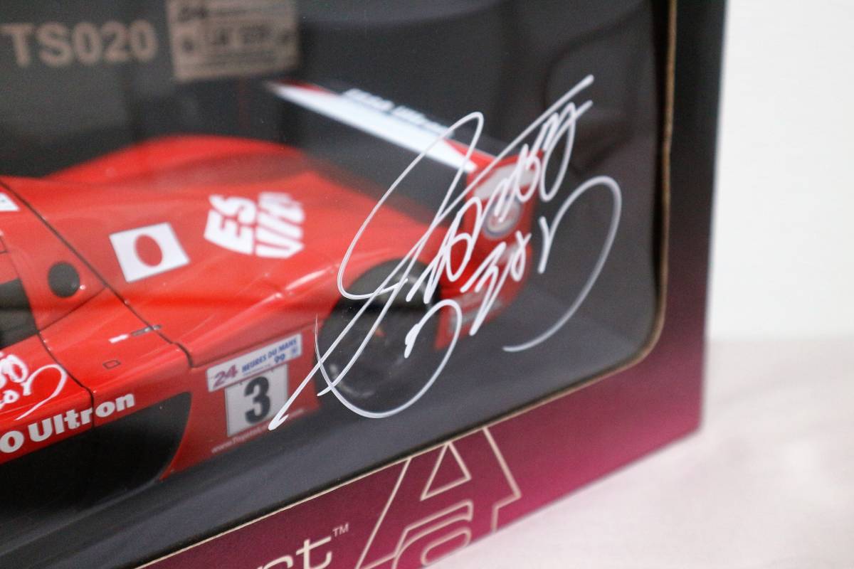 ☆ 片山右京 直筆サイン入り TOYOTA GT1 TS020 1/18 AUTOart オート