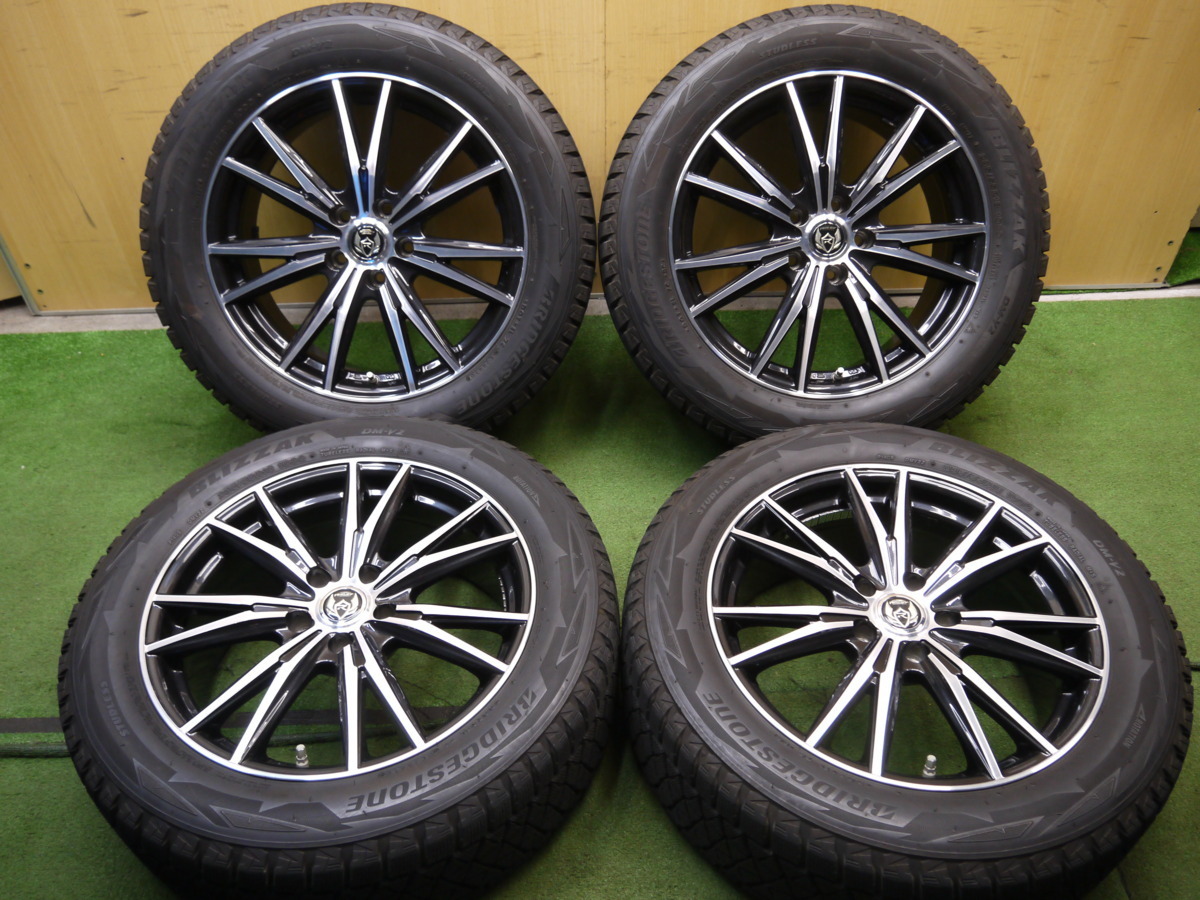 235/55R18 スタッドレスタイヤ　バリ溝 バリ溝！18年！キレイ！9.5分☆スタッドレス 235/55R18 ブリヂストン