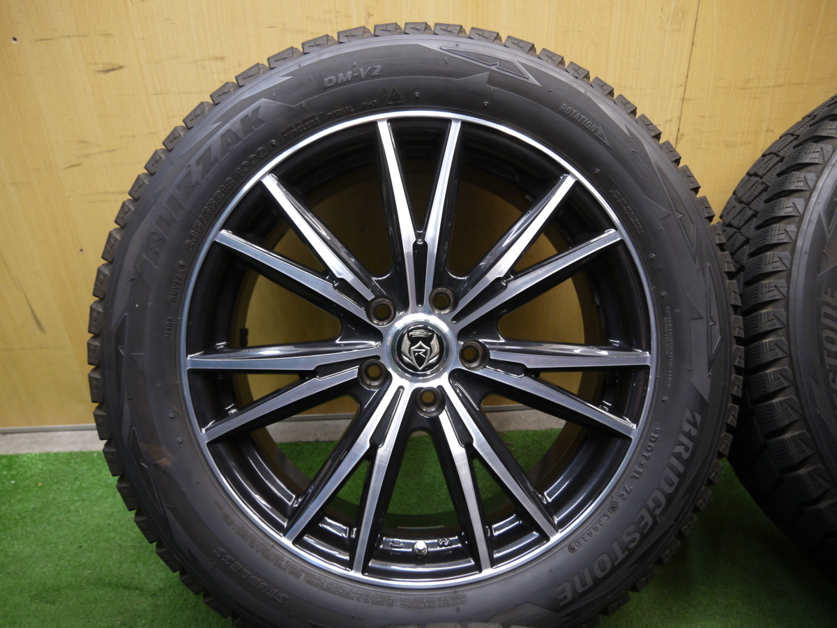 バリ溝！18年！キレイ！9.5分☆スタッドレス 235/55R18 ブリヂストン