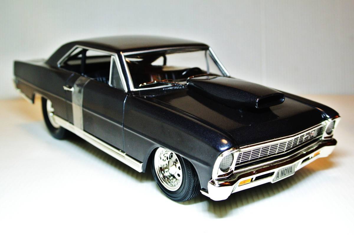 ☆稀少☆絶版カスタム品☆ERTL 1/18 AMERICAN MUSCLE 1966 PRO STOCK NOVA
