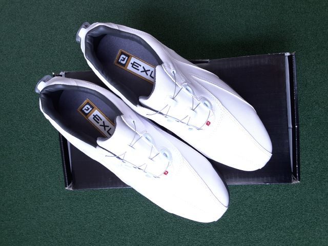 狭山□新品店頭展示品[5140] フットジョイ EXL BOA WIDE スパイクレス