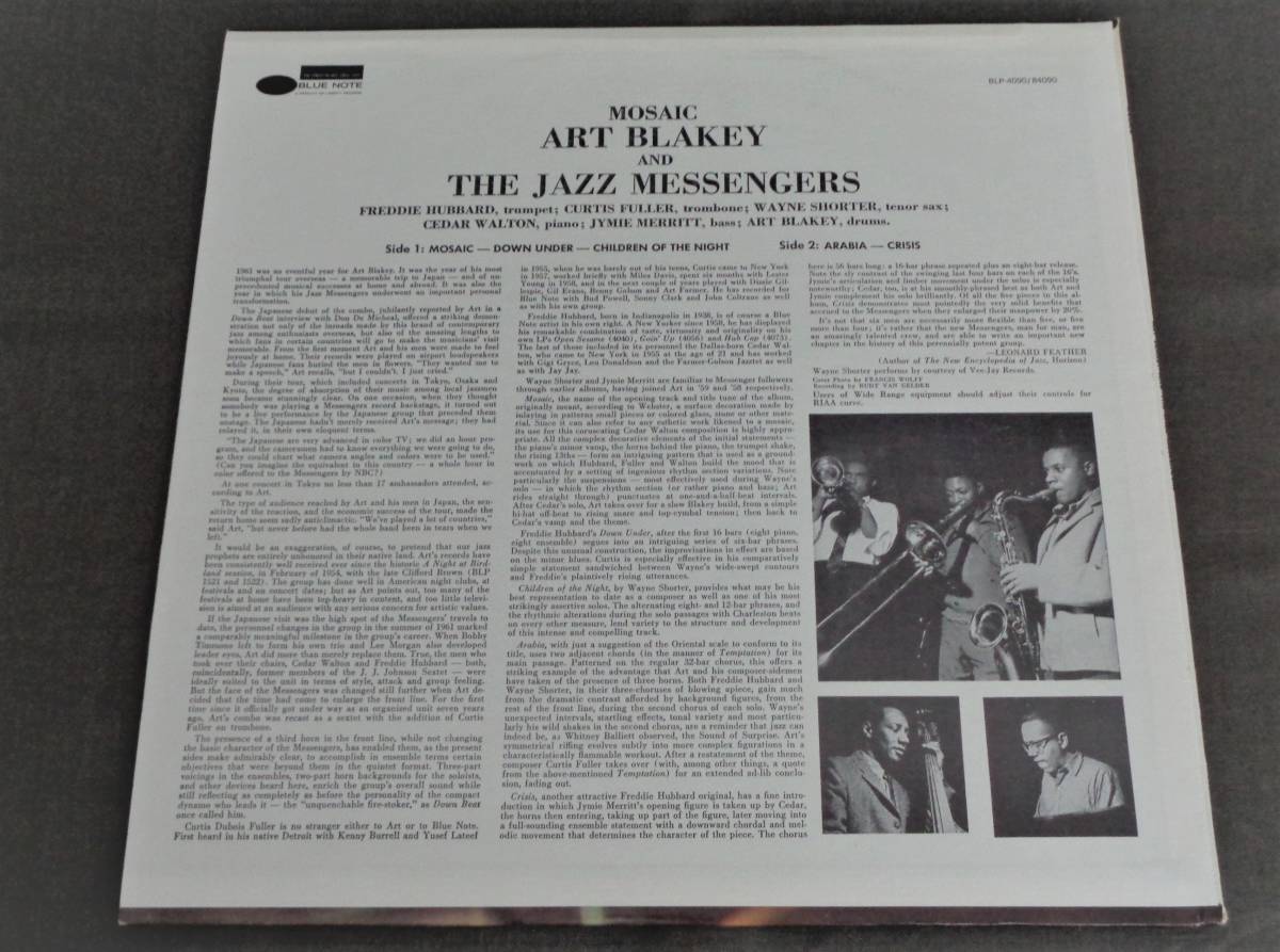 The Blakey - ART BLAKEY THE & Art NOTE BLUE LP JAZZ Jazz And