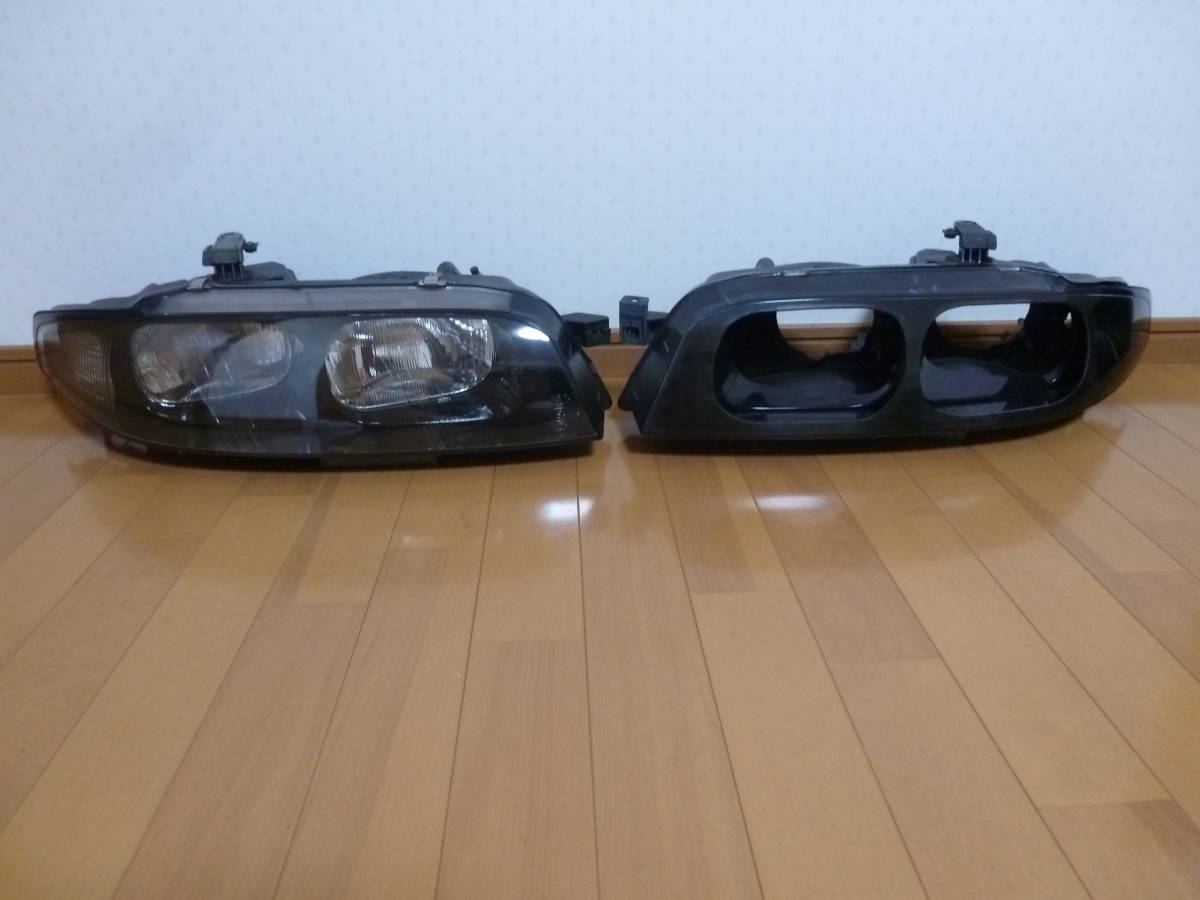 中古)R33 スカイライン(セダン用) ヘッドライト 左右 希少 日産 BCNR33