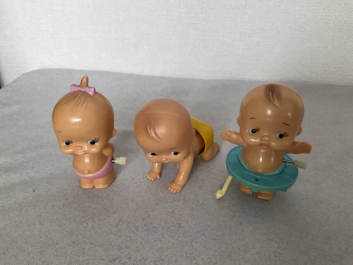 あかちゃん ぜんまい おもちゃ 3個セット 昭和 レトロ ポップ ベビー 